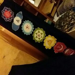 Stylized Chakra Banner Tapestry